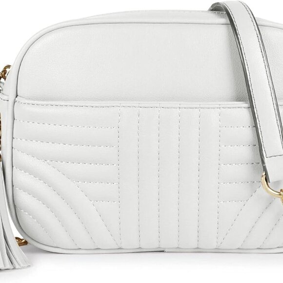 Quilted Crossbody Bags for Women - Stylish Camera Bag with Tassel - Lightweight - Picture 1 of 7